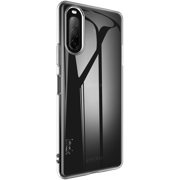 IMAK UX-5 Series Crystal Clear TPU Soft Phone Case Cover Anti-Drop Cell Phone Accessory for Sony Xperia 10 II
