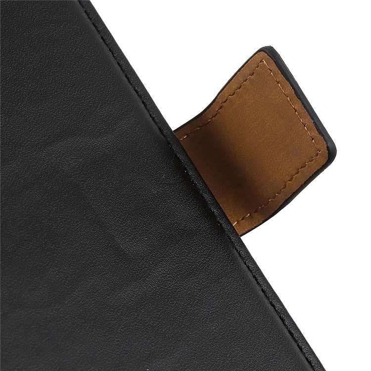 Wallet Stand PU Leather Flip Cover Case for Sony Xperia 10 II - Black