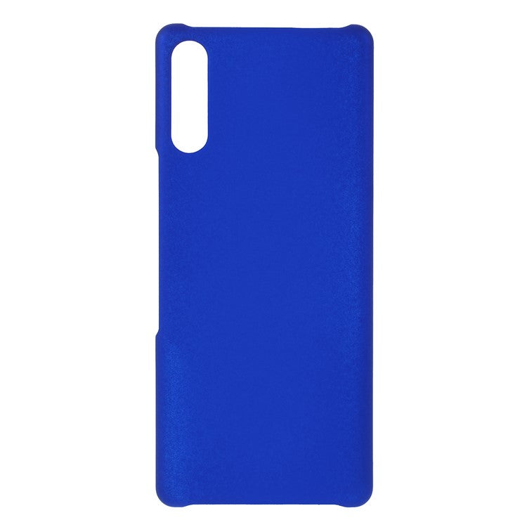 Rubberized Hard PC Case for Sony Xperia L4 - Dark Blue