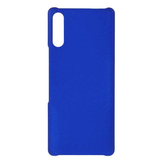 Rubberized Hard PC Case for Sony Xperia L4 - Dark Blue