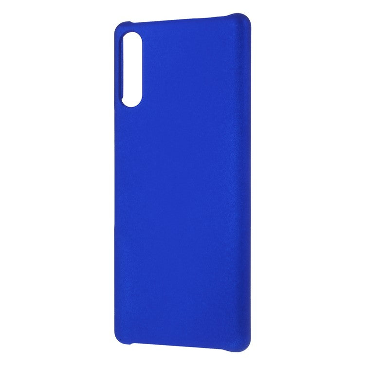 Rubberized Hard PC Case for Sony Xperia L4 - Dark Blue