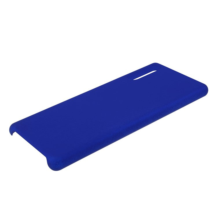 Rubberized Hard PC Case for Sony Xperia L4 - Dark Blue