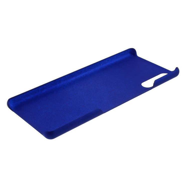 Rubberized Hard PC Case for Sony Xperia L4 - Dark Blue