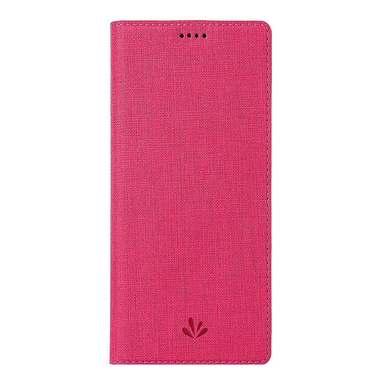 VILI DMX Cross Texture Auto-absorbed Leather Cover for Sony Xperia 10 II - Rose