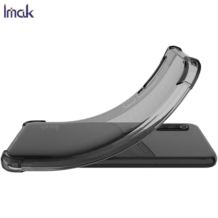 IMAK Silky Anti-drop TPU Soft Shell Cover + Screen Film for Sony Xperia 1 II - Transparent Black