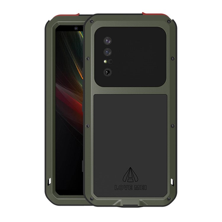 LOVE MEI Shockproof Dropproof Dustproof Case for Sony Xperia 1 II - Green