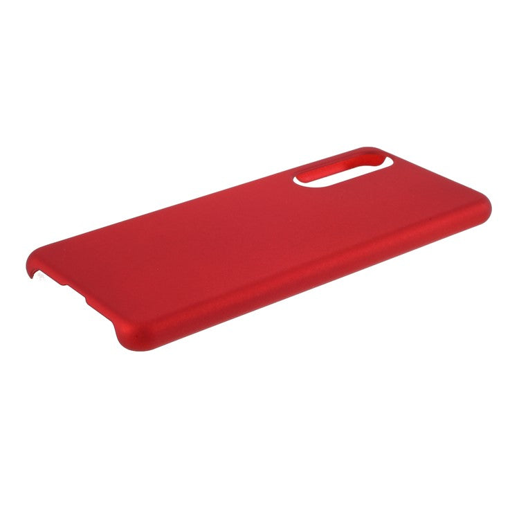 Rubberized Plastic Back Phone Shell for Sony Xperia 5 II - Red