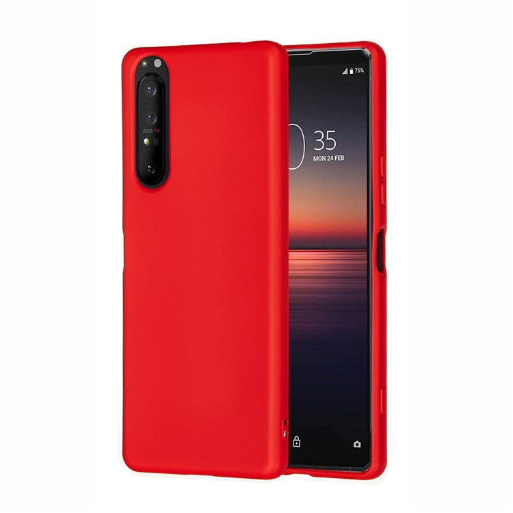 Liquid Silicone Phone Case for Sony Xperia 5 II - Red