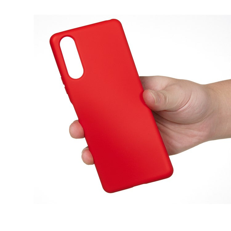 Liquid Silicone Phone Case for Sony Xperia 10 II - Red