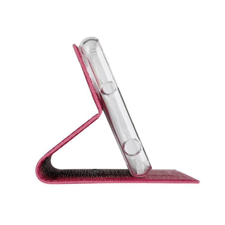 VILI DMX Cross Texture Card Slot Stand Leather Case for Sony Xperia 5 II - Red