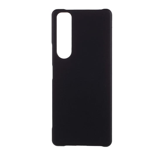 Rubberized Hard PC Cell Phone Case for Sony Xperia 1 III 5G - Black