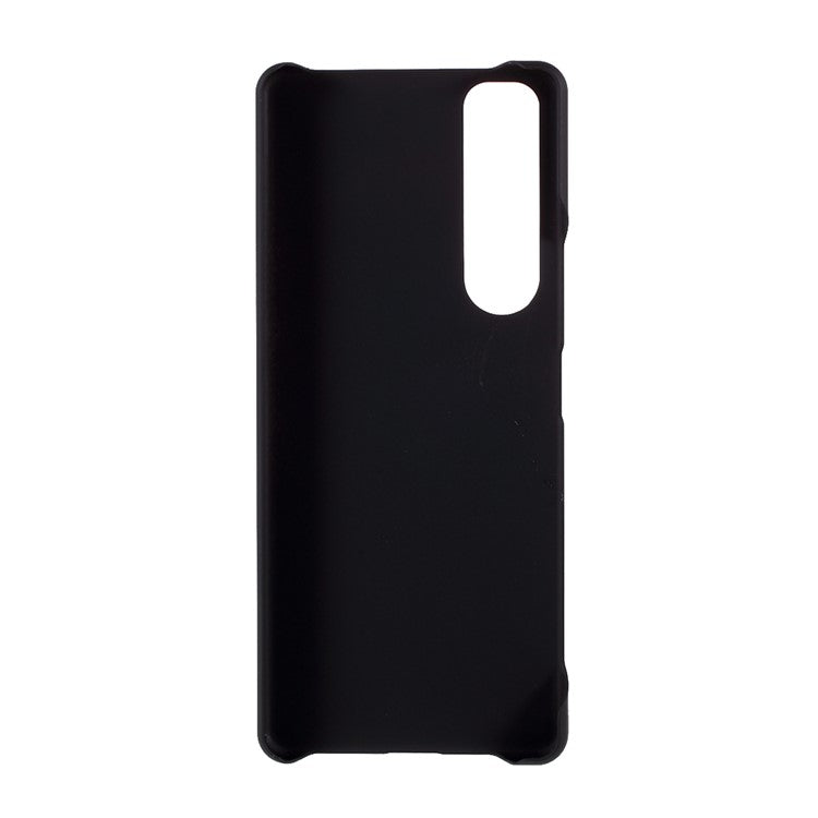 Rubberized Hard PC Cell Phone Case for Sony Xperia 1 III 5G - Black
