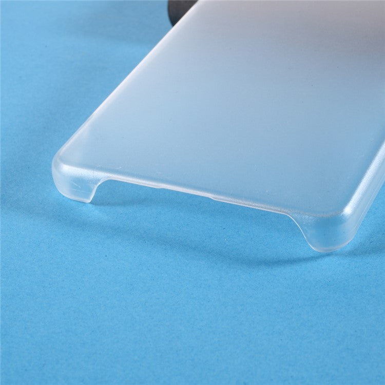 Rubberized Hard PC Cell Phone Case for Sony Xperia 1 III 5G - Transparent