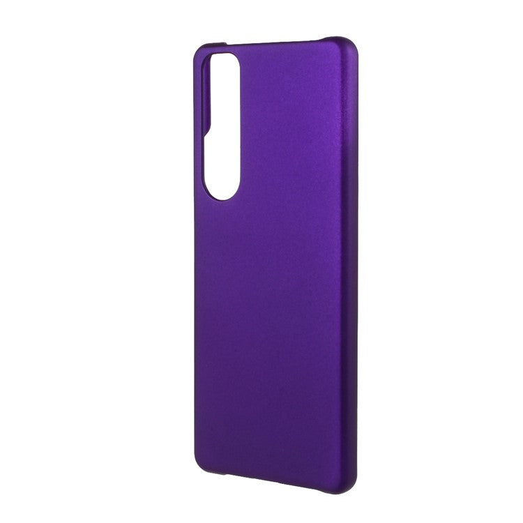Rubberized Hard PC Cell Phone Case for Sony Xperia 1 III 5G - Purple