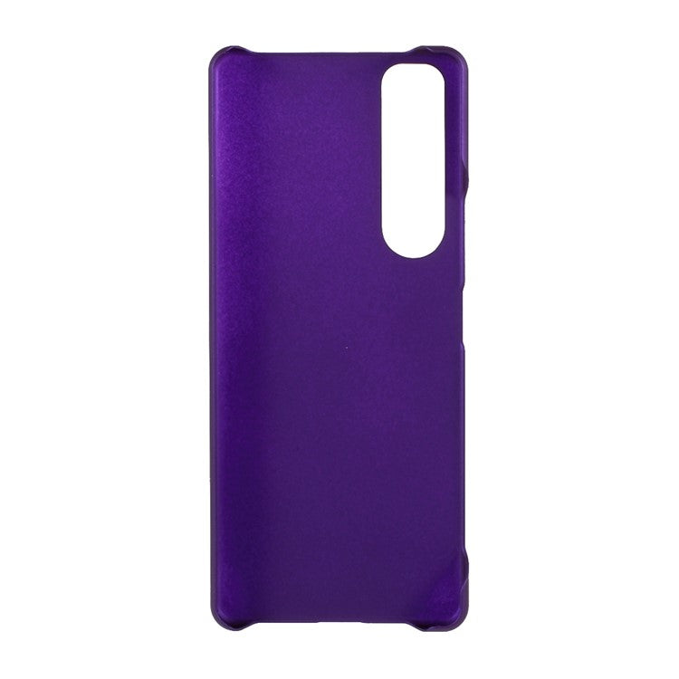 Rubberized Hard PC Cell Phone Case for Sony Xperia 1 III 5G - Purple