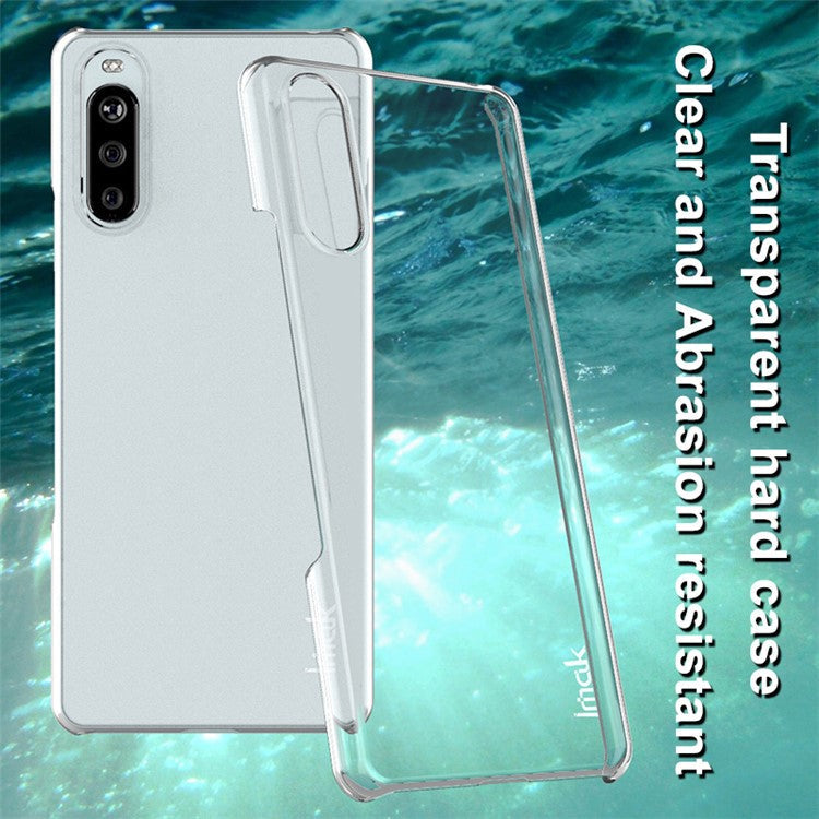 IMAK Clear Wear-resistant Hard Cell Phone Case for Sony Xperia 10 III 5G