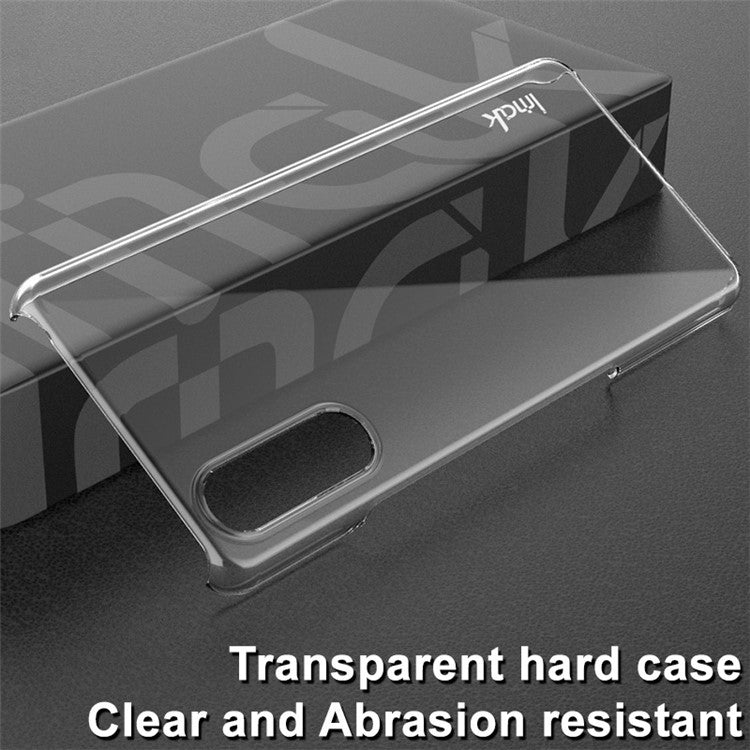 IMAK Clear Wear-resistant Hard Cell Phone Case for Sony Xperia 10 III 5G