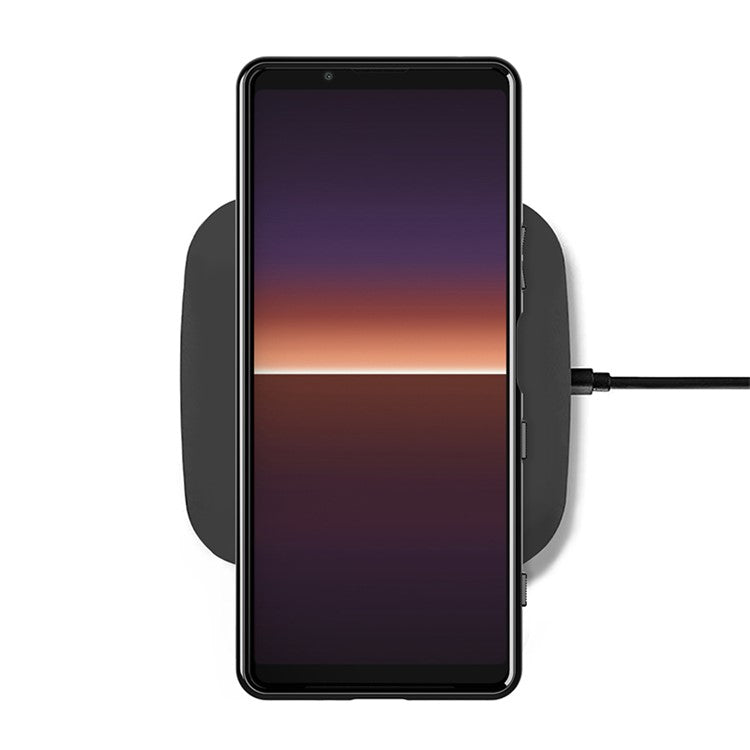 Thunder Series Twill Texture TPU Phone Case for Sony Xperia 1 III 5G - Blue