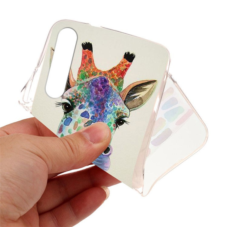 Full Protection Flexible TPU Phone Cover Case with Pattern Printing for Sony Xperia 1 III 5G - Daisy