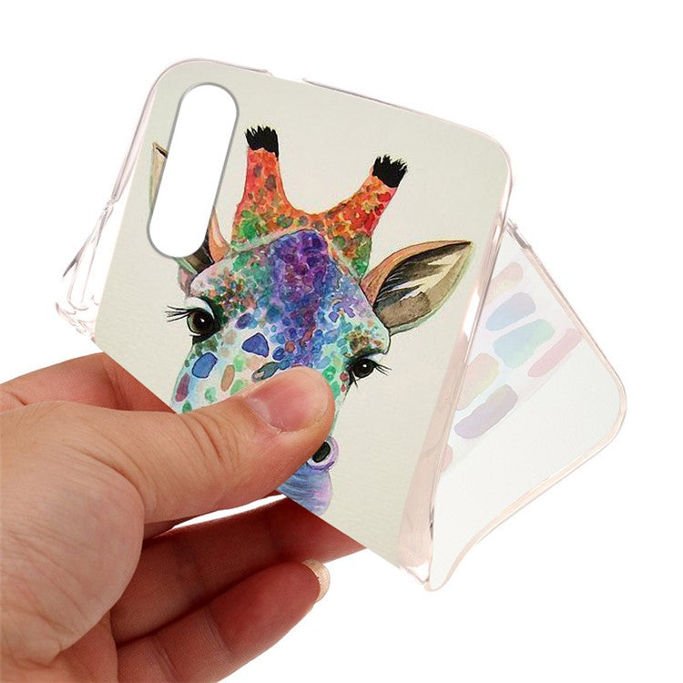Full Protection Pattern Printing Flexible TPU Phone Cover Case for Sony Xperia 10 III 5G - Sock Cat