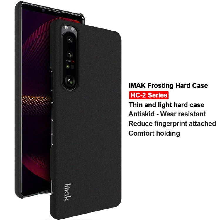 IMAK HC-2 Series Hard PC Frosted Surface Phone Cover Shell for Sony Xperia 1 III 5G