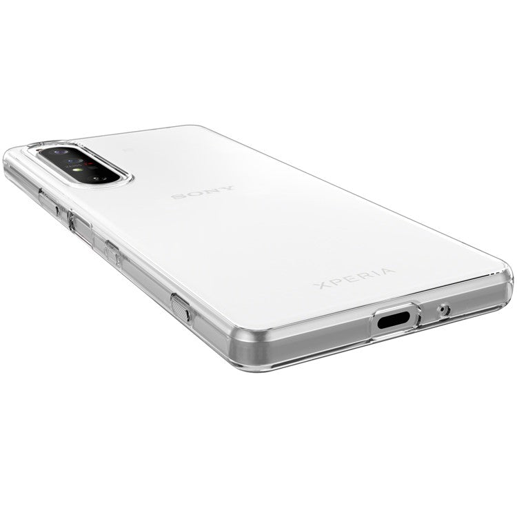 Soft TPU All-around Protection High-Definition Fingerprint-proof Cover for Sony Xperia 1 III 5G