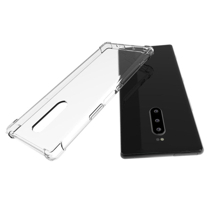 Ultra Slim Thin Flexible Clear TPU Scratch-Resistant Anti-Slip Shockproof Phone Case for Sony Xperia 1