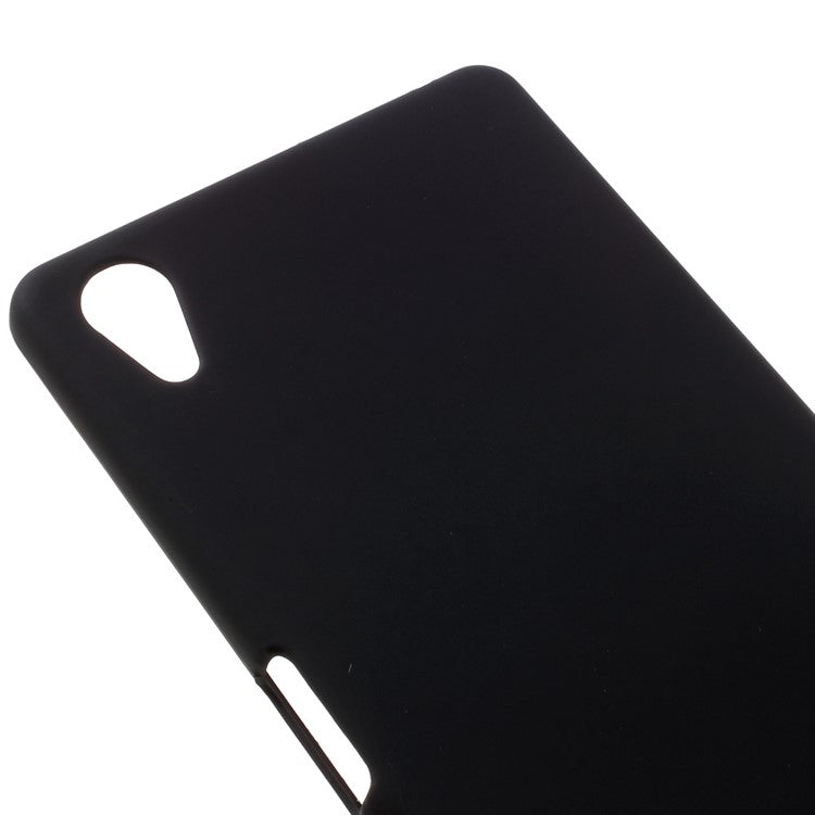 Rubberized Hard PC Case for Sony Xperia X - Black