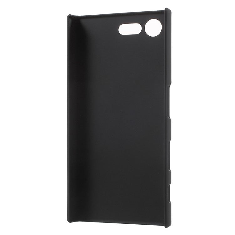 Rubberized Hard Plastic Case for Sony Xperia X Compact - Black