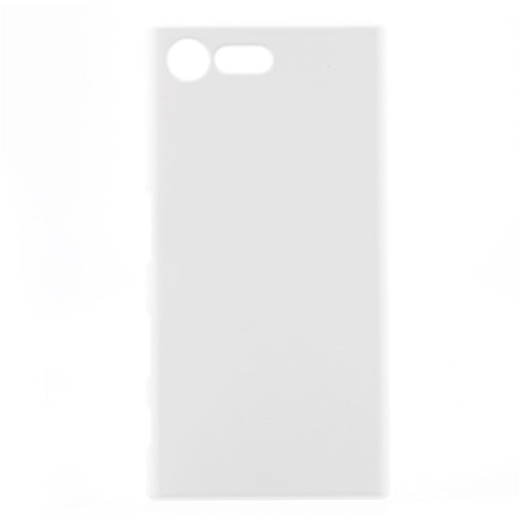 Rubberized Hard Plastic Cover for Sony Xperia X Compact - White