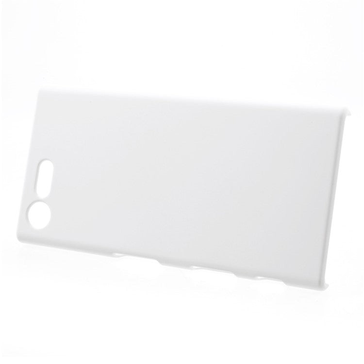Rubberized Hard Plastic Cover for Sony Xperia X Compact - White