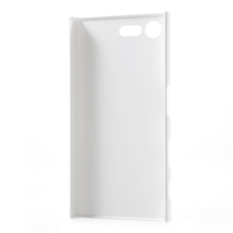 Rubberized Hard Plastic Cover for Sony Xperia X Compact - White