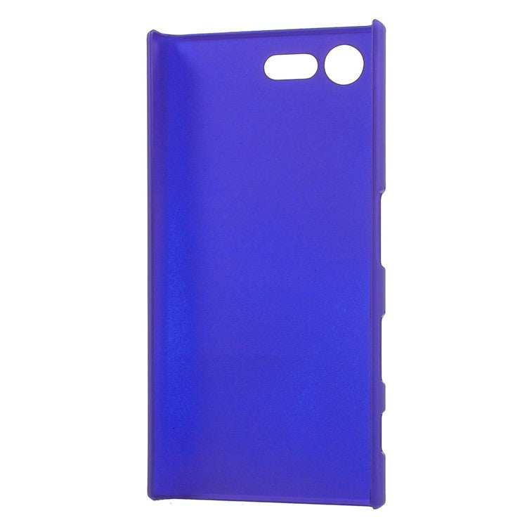 Rubberized Plastic Back Cover Case for Sony Xperia X Compact - Dark Blue