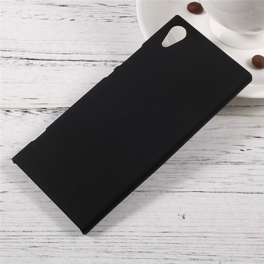 Rubberized Hard Plastic Case for Sony Xperia XA1 - Black