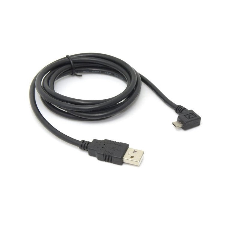 1.5m Left Angled Micro USB 5pin Male to USB Port Sync Charging Cable for Samsung Sony Huawei