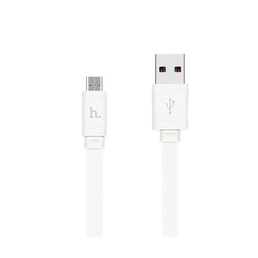 HOCO X5 Bamboo Micro USB Charge Data Sync Cable for Samsung Sony Huawei - White
