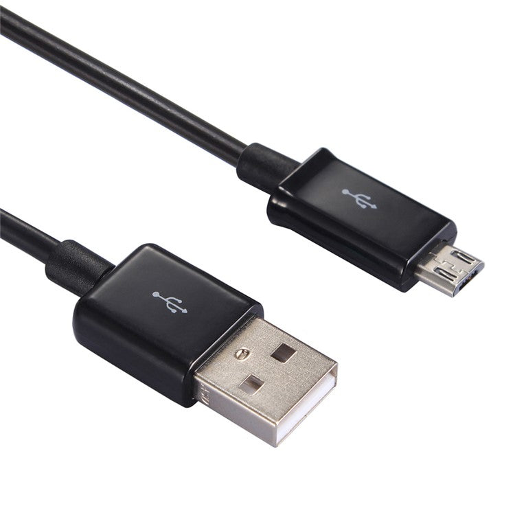0.9m 2A Micro USB to USB 2.0 Data Sync Charge Cable - Black