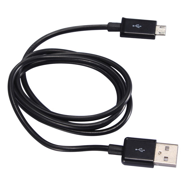0.9m 2A Micro USB to USB 2.0 Data Sync Charge Cable - Black