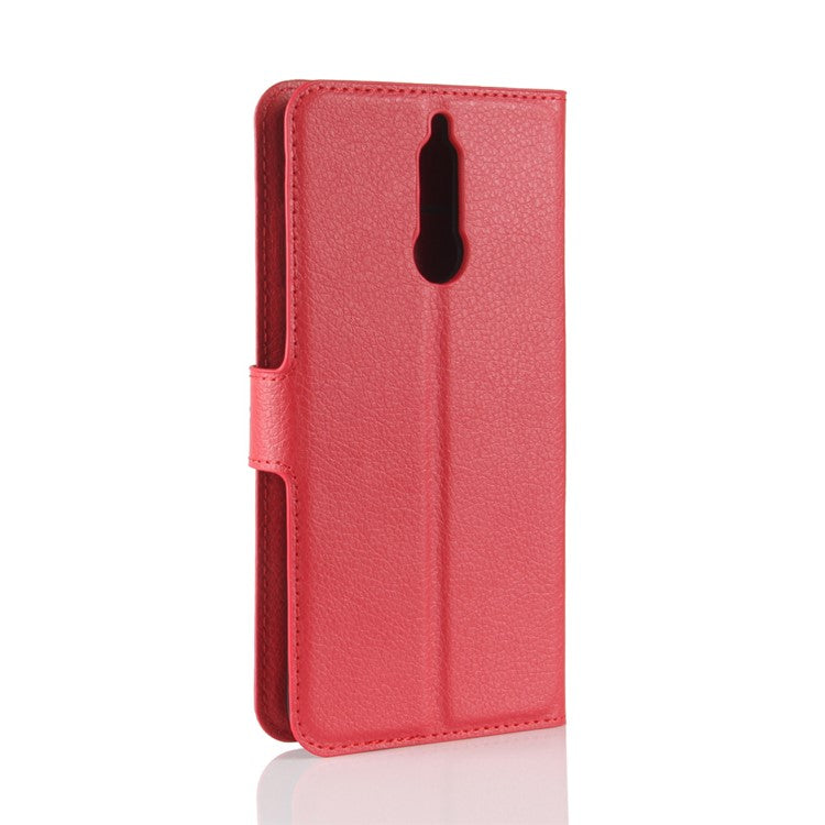 For Huawei nova 2i / Maimang 6 / Mate 10 Lite Litchi Skin Magnetic Leather Wallet Stand Case - Red