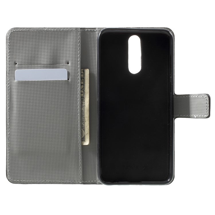 For Huawei Mate 10 Lite / nova 2i / Maimang 6 Wallet PU Leather Stand Phone Case - Ancient Pattern