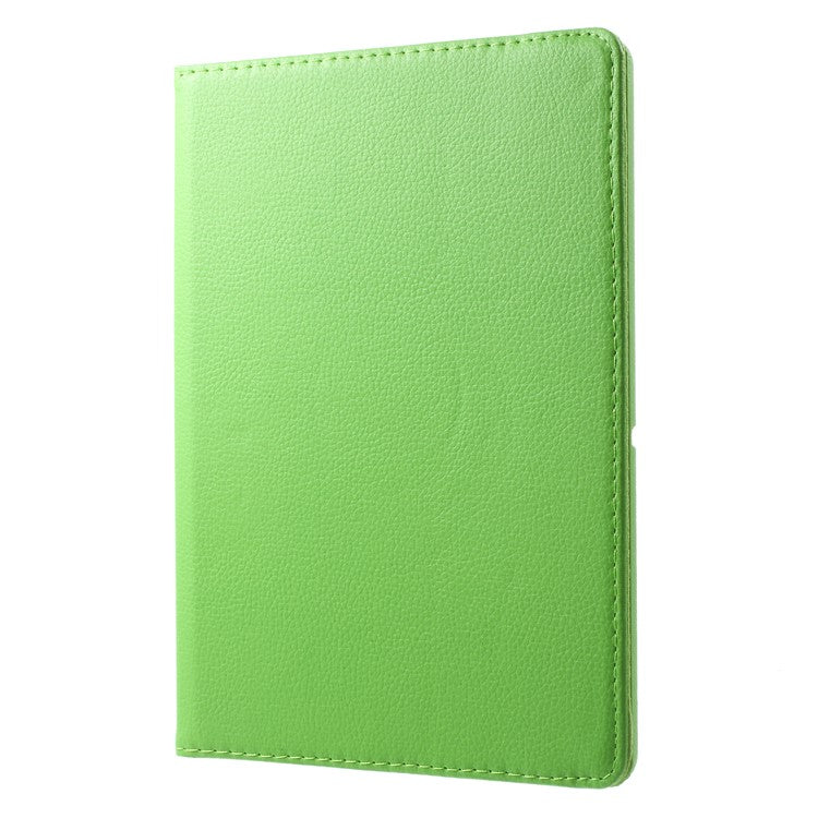 Litchi Grain Leather Protective Case with 360 Degrees Rotary Stand Hollow Design for Huawei MediaPad T3 10 - Green
