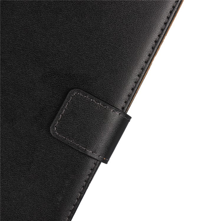 Crazy Horse Genuine Leather Magnetic Wallet Case for Huawei Mate 10 Pro - Black