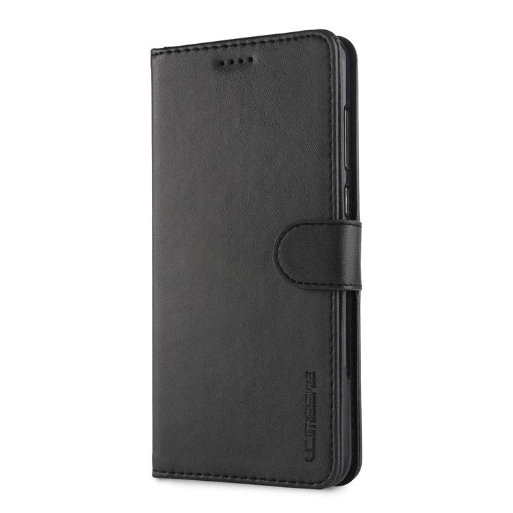 LC.IMEEKE for Huawei Mate 10 Pro PU Leather Wallet Stand Case with Card Slots - Black