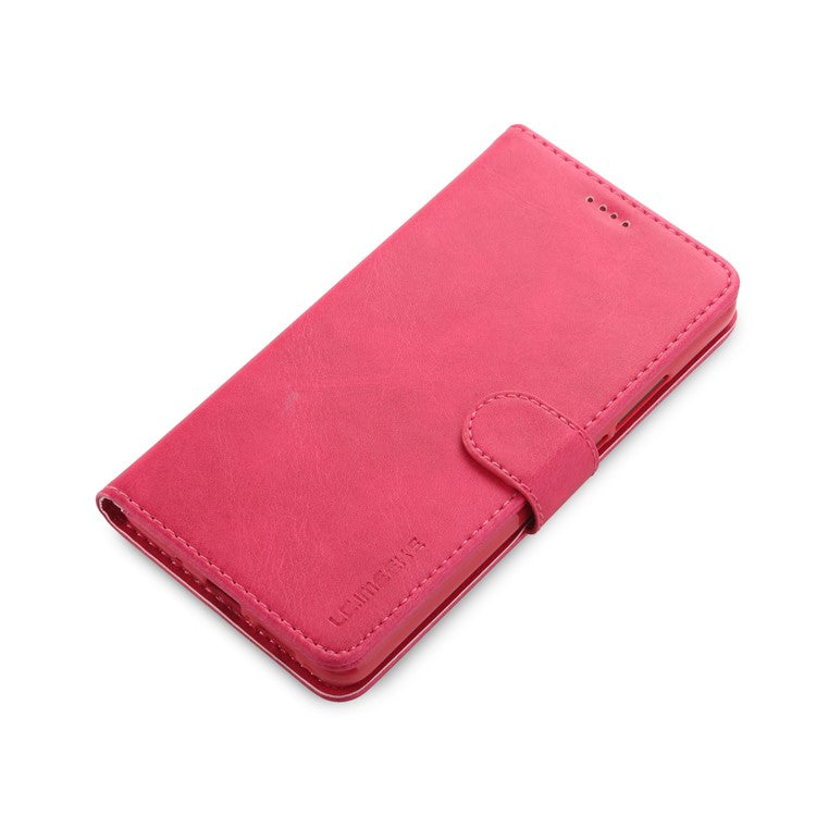 LC.IMEEKE Wallet Leather Stand Phone Cover for Huawei Mate 10 Pro - Rose