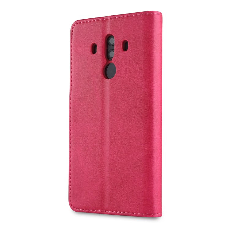 LC.IMEEKE Wallet Leather Stand Phone Cover for Huawei Mate 10 Pro - Rose