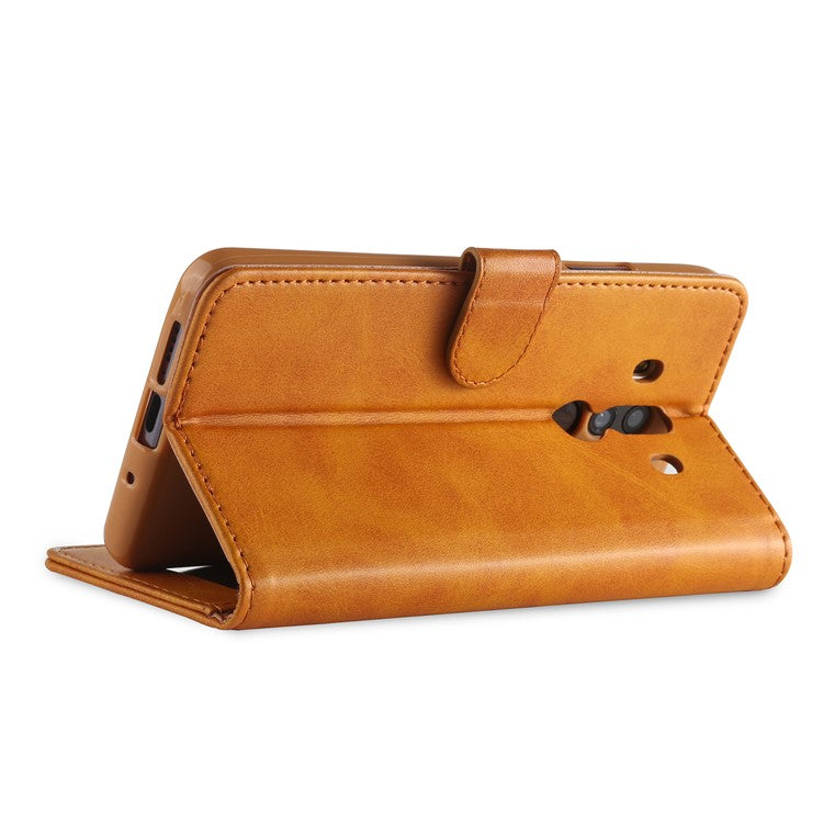 LC.IMEEKE PU Leather Protection Cell Phone Case with Card Slots for Huawei Mate 10 Pro - Brown