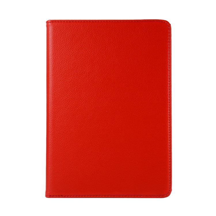 Litchi Texture 360 Degree Rotary Stand Leather Shell for Huawei MediaPad T3 10 9.6 inch - Red