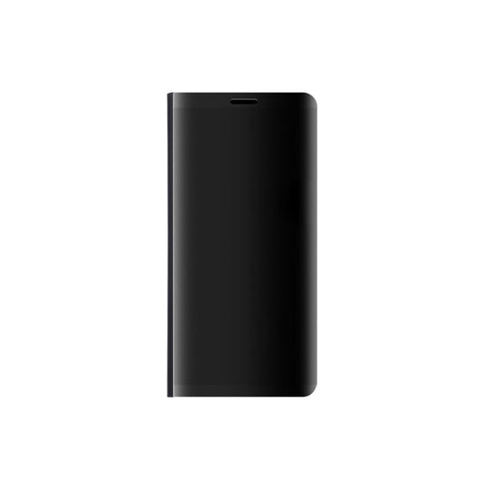 Plated Mirror Surface Leather Stand Cell Phone Case for Huawei Mate 10 Pro - Black