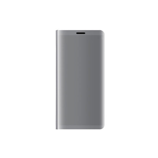 Plated Mirror Surface Leather Stand Cell Phone Cover for Huawei Mate 10 Pro - Silver