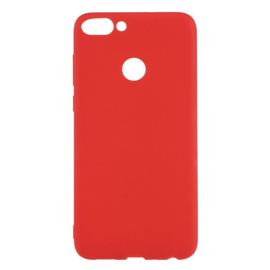 Matte Anti-scratch TPU Phone Shell for Huawei P Smart/Enjoy 7S - Red